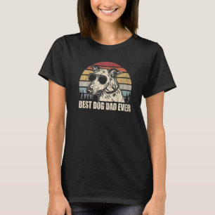 Mens Italian Greyhound Dad Best Dog Dad Ever Vint T-Shirt