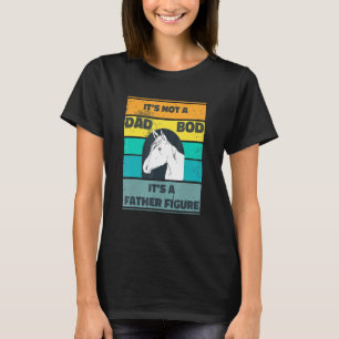 Mens Its Not A Dad Bod Its A Father Figure Horse V T-Shirt