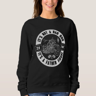 Mens Its Not A Dad Bod Its A Father Figure Motorcy Sweatshirt