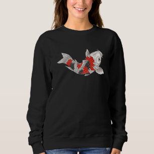 Mens Japanese Koi Carp Nishikigoi Fish Decorative  Sweatshirt
