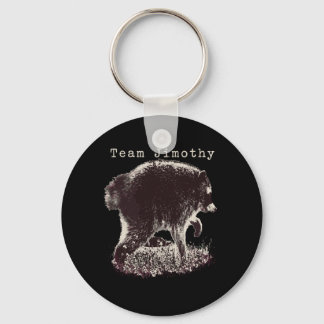 Mens Jimothy Racoon Funny Trash Panda Team Key Ring