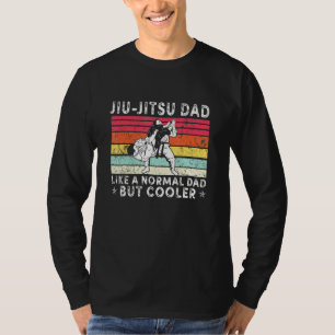 Mens Jiu Jitsu Dad Like Normal Dad But Cooler Bjj  T-Shirt