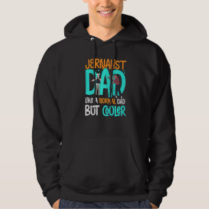 Mens Journalist Writing Journalism Reporter Media Hoodie