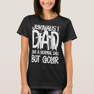 Mens Journalist Writing Journalism Reporter Media T-Shirt