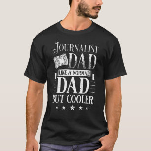 Mens Journalist Writing Journalism Reporter Media T-Shirt