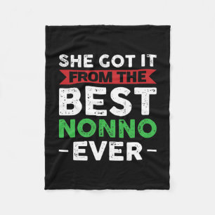 Mens Just another greatest nonno in the world Fleece Blanket