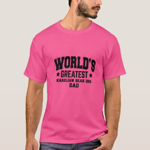 Mens Karelian Bear Dog Dog Dad T-Shirt