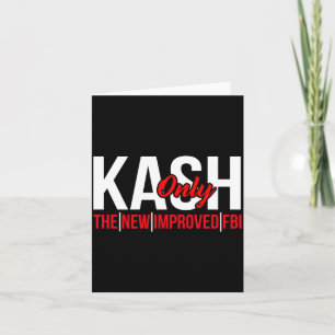 Mens Kash Only The New Improved Humour Of The Fbi Card