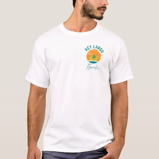 Men's Key Largo Florida T-Shirt (Front)