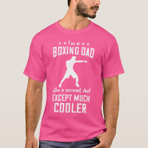 Mens Kickboxing Mma Kickboxer Boxing Dad Boxer Box T-Shirt
