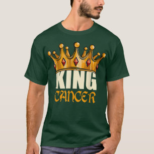 Mens King Cancer Zodiac Birthday Horoscope Astrolo T-Shirt