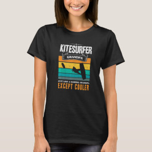Mens Kitesurfing Grandpa Kiteboarder Grandfather K T-Shirt