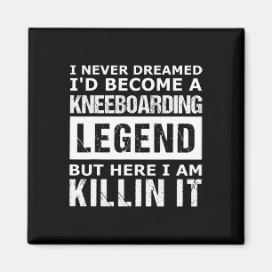 Mens Kneeboarding Funny  Magnet