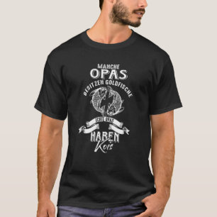 Mens Koi Grandpa Grandfather Pond Garden Pond Fish T-Shirt