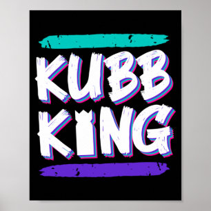 Mens Kubb King Viking Chess Pro King Viking Chess Poster