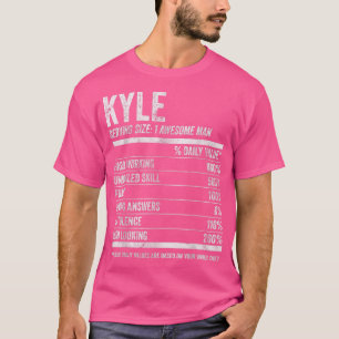 Mens Kyle Nutrition Personalised Name  Funny Name  T-Shirt