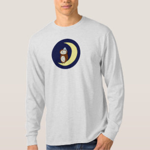 Men's L/S Light Ash Night Owl tee g/n