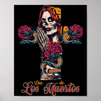 Mens La Calavera De La Catrina - Dia De Los Poster