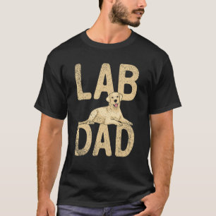 Mens Labs Dad Labradors Retriever  Dog Breed T-Shirt