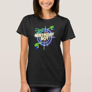 Mens Laser Tag Birthday Boy Lasertag Party Dad Mat T-Shirt