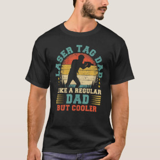 Mens Laser Tag Sports  Vintage Laser Tag Dad Fathe T-Shirt