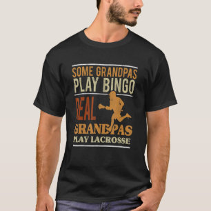 Mens Lax Player Grandfather Lacrosse Training Gran T-Shirt