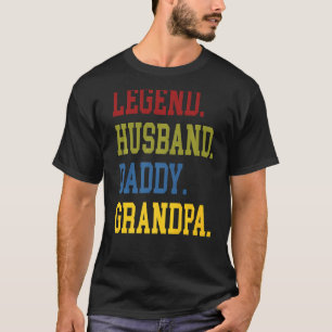 Mens Legend Husband Daddy Grandpa Birthday  Specia T-Shirt