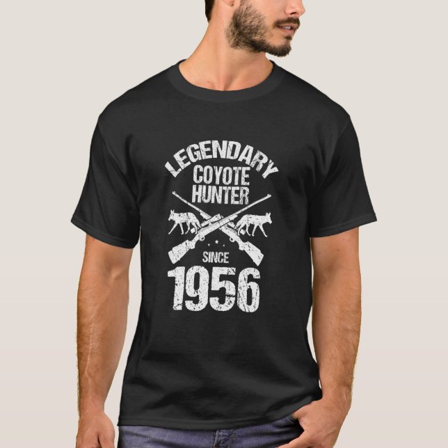 Mens Legendary Coyote Hunter for Coyote Hunting an T-Shirt (Front)