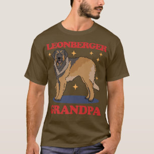 Mens Leonberger Grandpa Dog Owner Leonberger T-Shirt