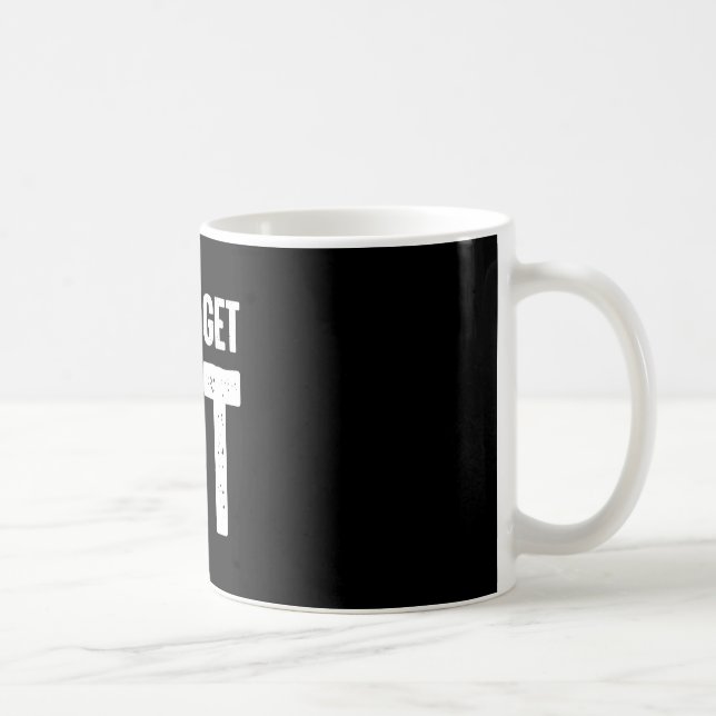 Mens let's get lit funny july 4th fireworks coffee mug (Right)