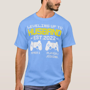 Mens Levelling up to Husband Est 2022 Promoted To T-Shirt