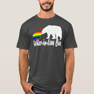 Mens LGBT Father in law Bear Gay Pride Equal T-Shirt