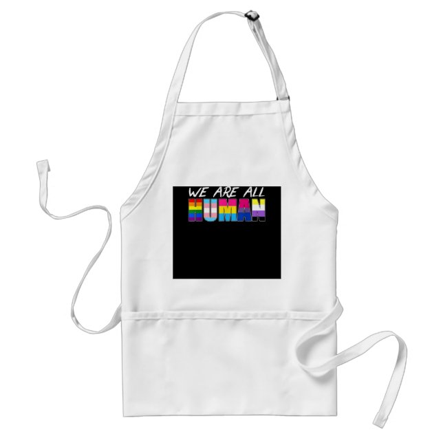 Mens LGBT Paint Splatters Gay Bear  Copy Standard Apron (Front)