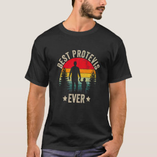 Mens Lithuanian Fathers Day Best Protevis Ever Lit T-Shirt