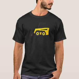Mens Little Worker Construction Skid Steer Loader  T-Shirt