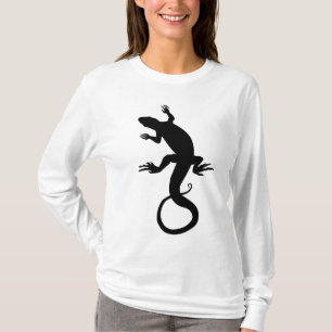 Men's Lizard Art Shirts Long Sleeve Reptile Jersey