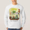 Men's long sleeve fun t-shirt  Augie the turtle