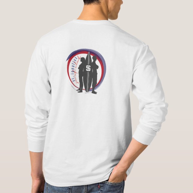 mens long sleeve T-Shirt (Back)