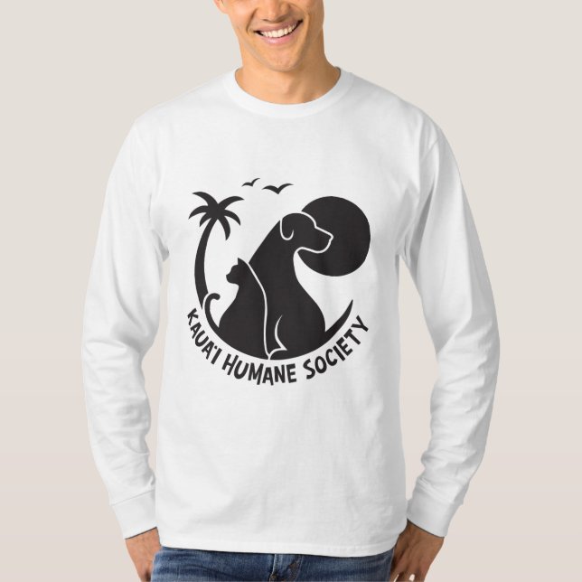 Men's Long Sleeve with Black KHS Logo T-Shirt (Front)