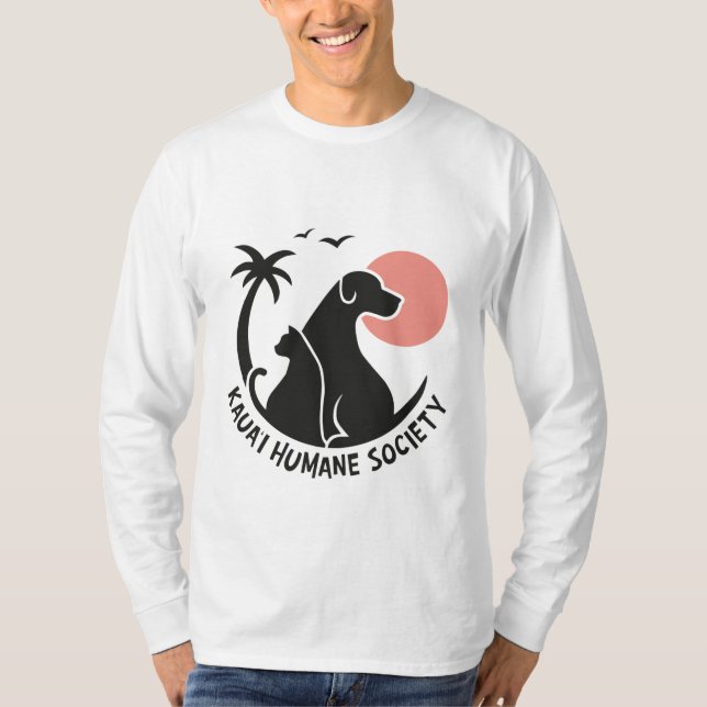 Men's Long Sleeve with Color KHS Logo T-Shirt (Front)