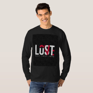 Men's LOST Graphic Sweatshirt - Heavyweight Urban  T-Shirt