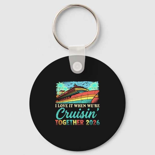 Mens love when cruising together 2026 matching key ring (Front)