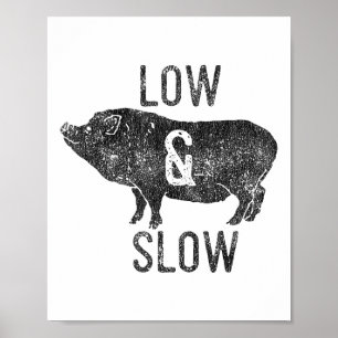 Mens Low And Slow Bbq And Smoker Official _1 Poster