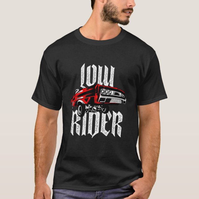 Mens Lowrider 80s Muscle Car Low Rider Car  1 T-Shirt (Front)