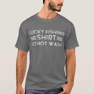 Mens Lucky FishingDo Not Wash Funny Fisherman Love T-Shirt