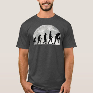 Mens Lumberjack Evolution Moon Forester Chainsaw T-Shirt