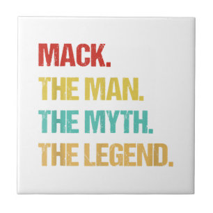 Mens Mack The Man The Myth The Legend Tile