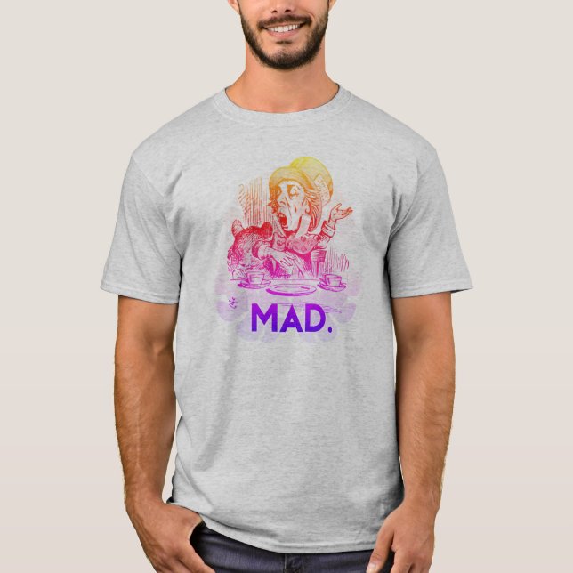Men's MAD Mad Hatter Rainbow T-Shirt (Front)