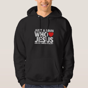 Mens Man Jesus Siberian Husky  Dog  Pet Love Huski Hoodie