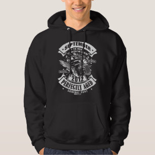 Mens Man Myth Legend September 2012 10th Birthday Hoodie